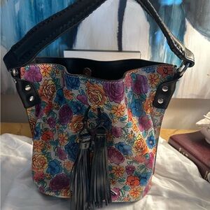Patricia Nash Handpainted Tooled Crossbody